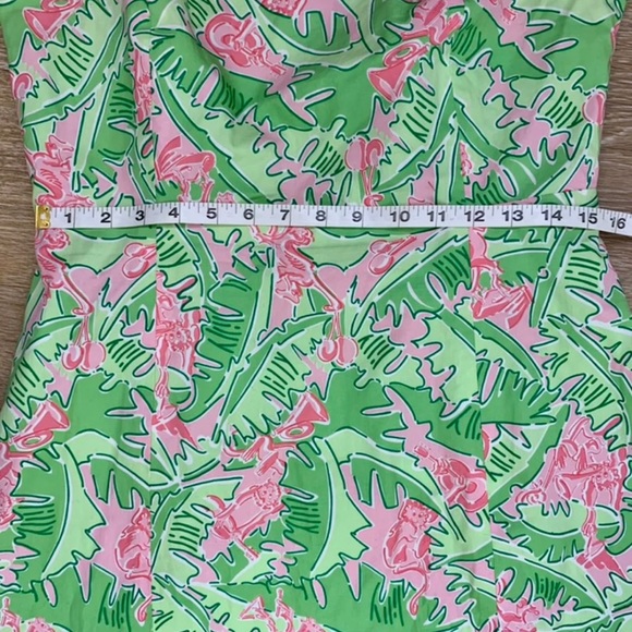 Vintage Lilly Pulitzer Strapless Dress in Musical Monkeys - Picture 4 of 9